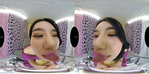 virtual reality, licking, saotome rabu, tongue kissing